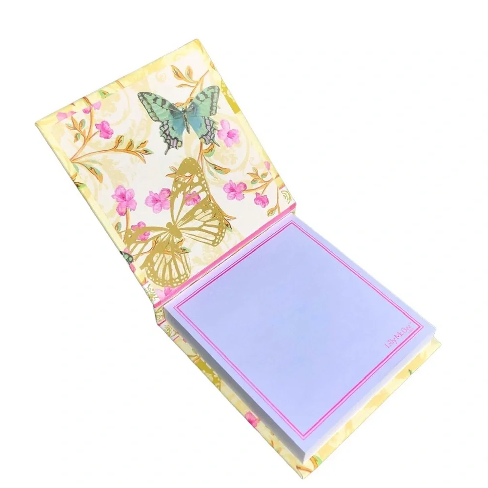 Lily McGee Butterfly Embellished Hardcover Purse Notepad (16006)